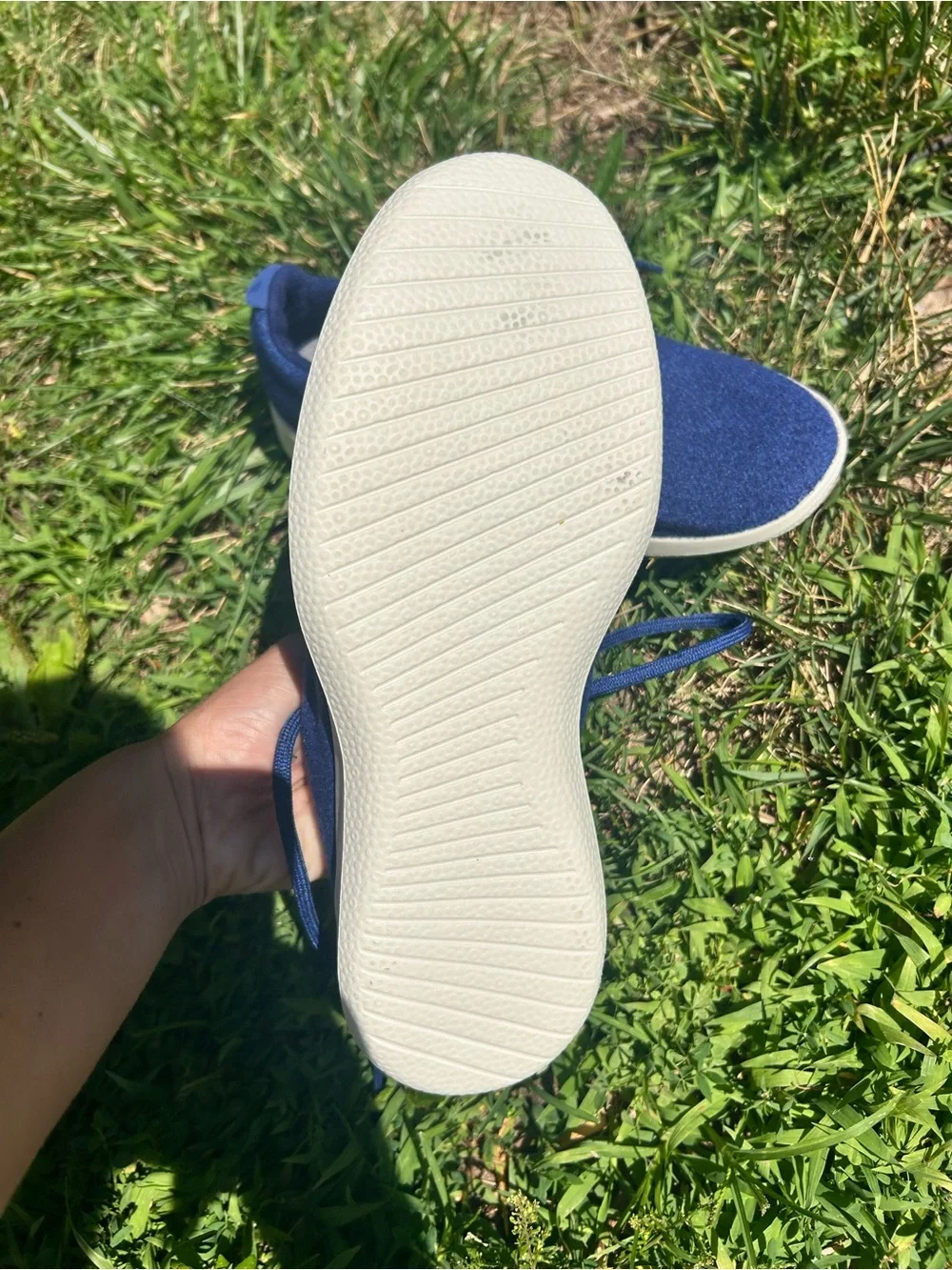 Allbirds Wool Runners Hazy Cobalt Merino Wool NWOT Sneakers size 9